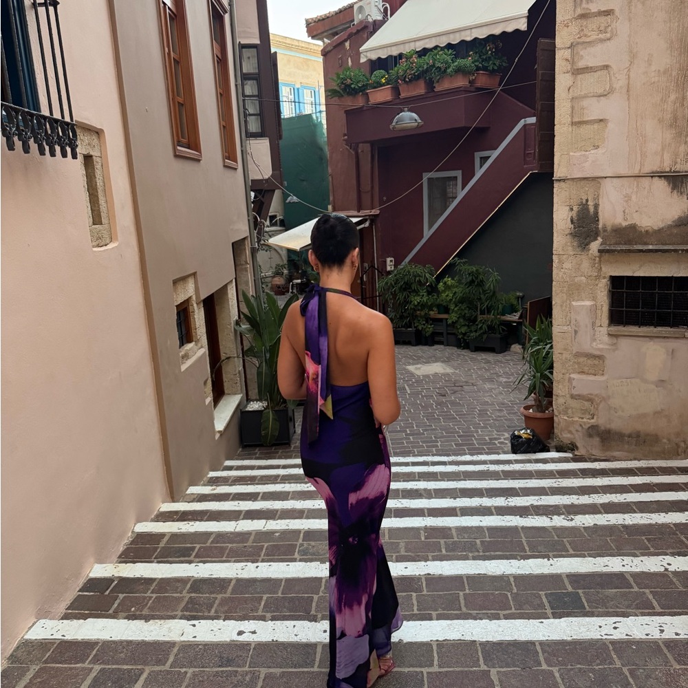 ASOS Floral Purple Maxi Dress - Picture 2 of 5